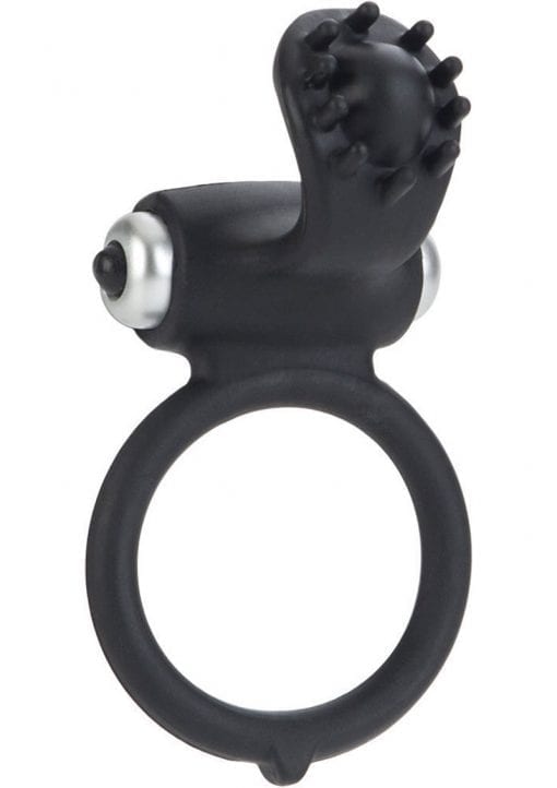 Body And Soul Infatuation Silicone Cockring Waterproof Black 1.5 Inch Diameter