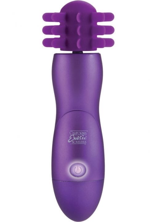 Body and Soul Captivation Silicone Rotating Massager Purple 7.5 Inch