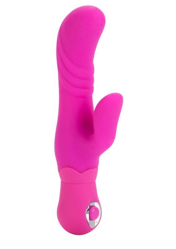 Silicone Thumper G Vibrator Waterproof Pink