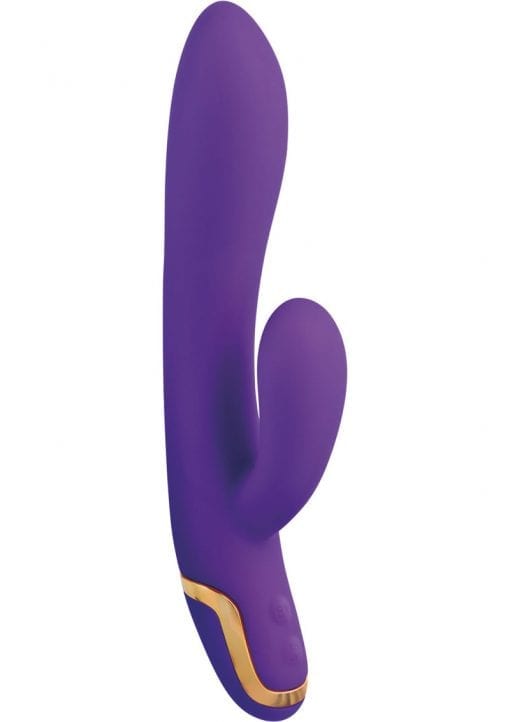 Entice Marilyn Silicone Vibrator Waterproof Purple 5.25 Inch