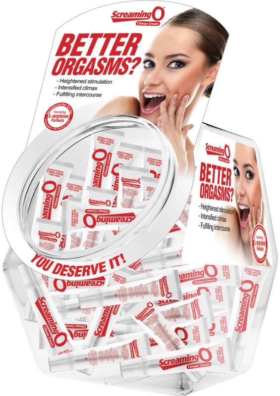 Screaming O Climax Cream For Her 24 Tubes Per Bowl
