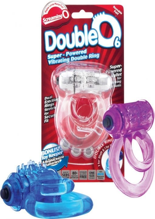 Double O 6 Assorted Colors 6 Piece Display