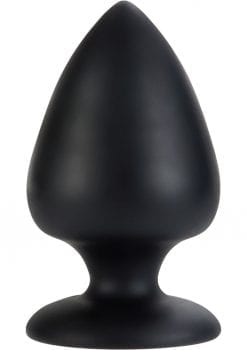 Colt XL Big Boy Silicone Anal Plug Black 4.5 Inch