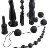 Anal Fantasy Collection Silicone Deluxe Fantasy Kit Waterproof Black