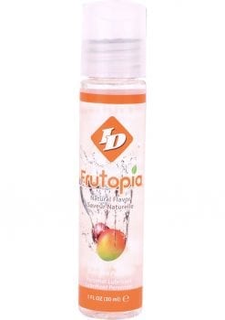 Frutopia Natural Flavor Water Based Personal Lubricant Mango 1 Ounce Bottle