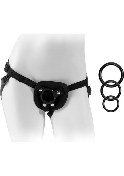 Fetish Fantasy Series Beginners Harness Adjustable Black