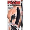 Ram Inflatable Latex Dong Waterproof Black 12 Inch