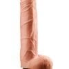 Real Feel Deluxe No 7 Wallbanger Vibrating Dildo Waterproof Flesh 9 Inch