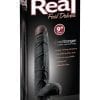 Real Feel Deluxe No 07 Wallbanger Vibrating Dildo Waterproof Black 9 Inch