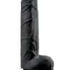 Real Feel Deluxe No 07 Wallbanger Vibrating Dildo Waterproof Black 9 Inch