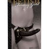 Fetish Fantasy Gold Designer Strap On Black/Gold 7 Inch