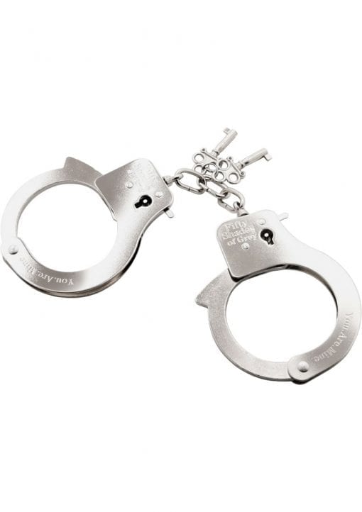 Fifty Shades Of Grey You Are Mine Metal Handcuffs
