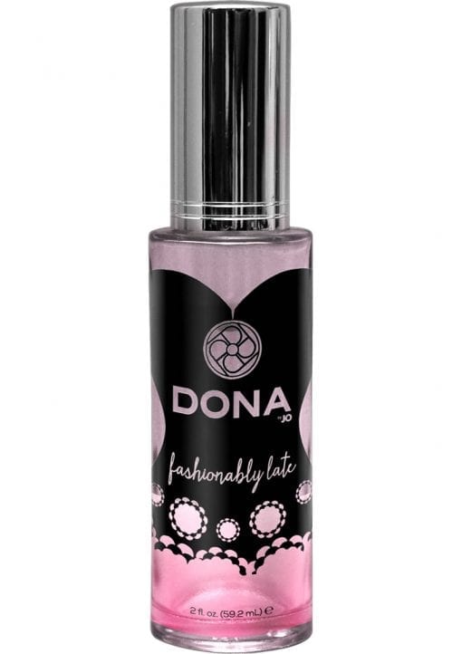 Dona Aphrodisiac and Pheromone Infused Perfume Spray Fashionably Late 2 Ounce