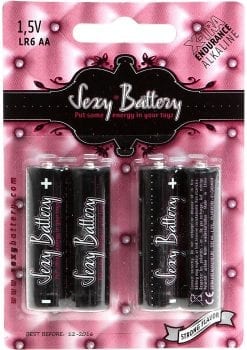 Sexy Battery Xtra Endurance Alkaline LR6 AA/ 1.5V 4 Each Per Pack