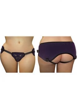 Plus Size Beginners Adjustable Strap On Purple Size 12 to 30