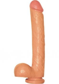 All American Whopper Straight Dong Waterproof Flesh 11 Inch