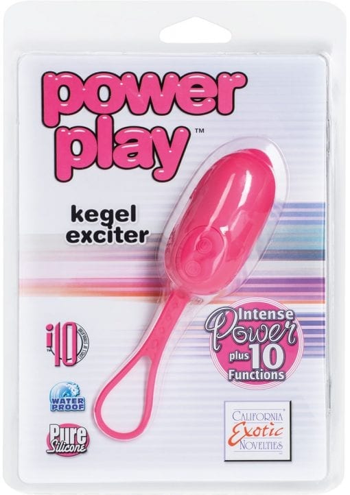 Power Play Silicone Kegel Exciter Waterproof Pink 2.5 Inch
