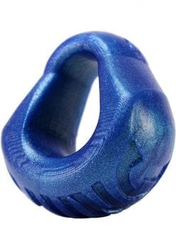 Hung Silicone Padded Cockring Blueballs 3 Inch Diameter