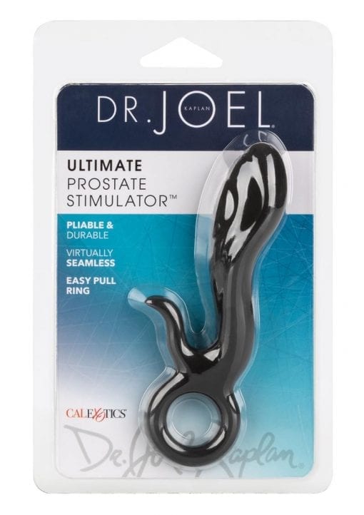 Dr. Kaplan Silicone Ultimate Prostate Stimulator Black 3.5 Inch