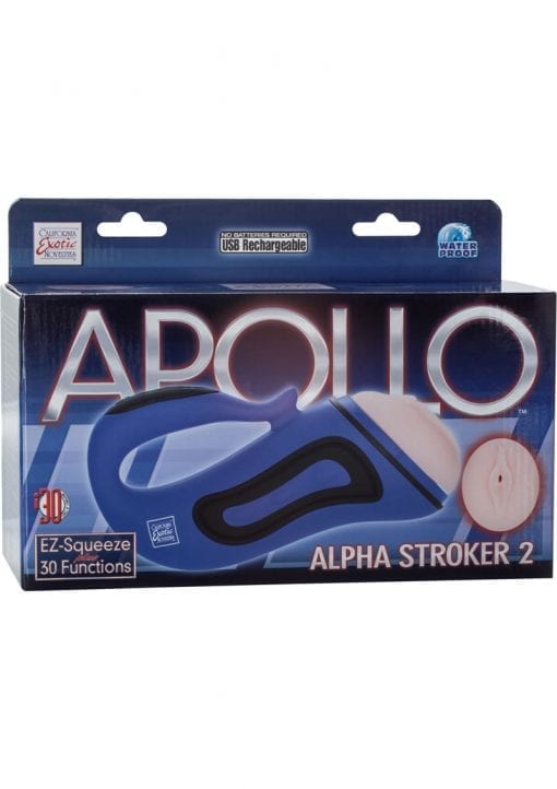 Apollo Alpha Stroker 2 Rechargeable Masturbator Waterproof 10 Inch