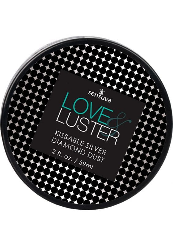 Sensuva Love and Luster Kissable Silver Diamond Dust 2oz