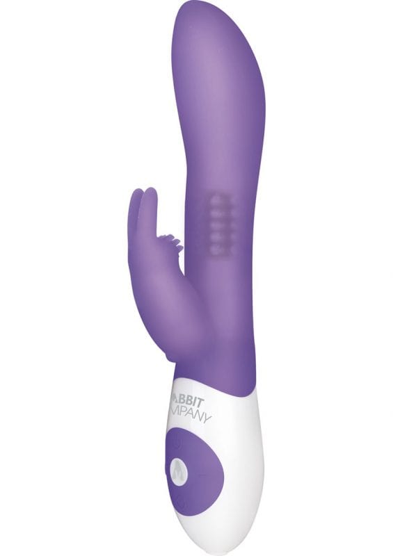 The Beaded Rabbit Rechargeable Silicone G-Spot Vibe Waterproof Purple