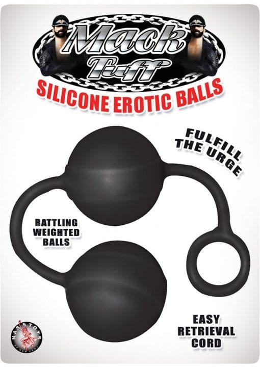 Mack Tuff Silicone Erotic Balls Waterproof Black