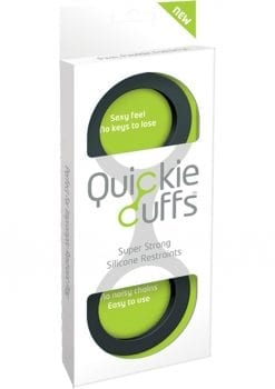 Quickie Cuffs Silicone Restraints Large Black