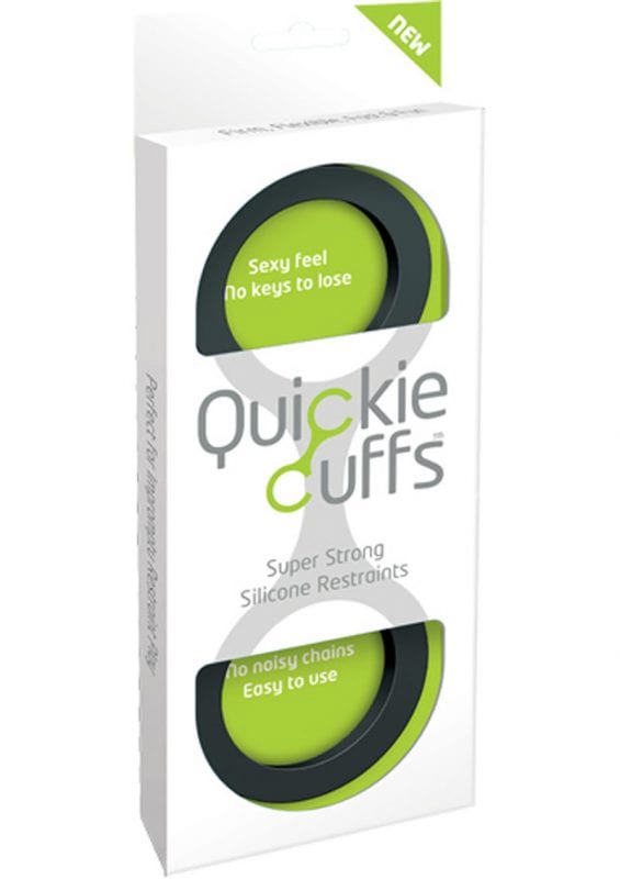 Quickie Cuffs Silicone Restraints Large Black