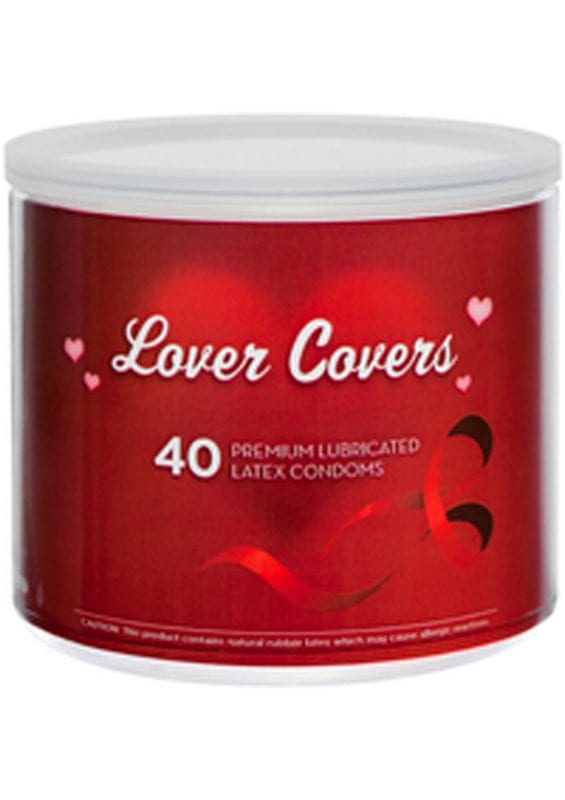 Lover Covers Mixed Lubricated Latex Condoms 40 Each Per Tin Can