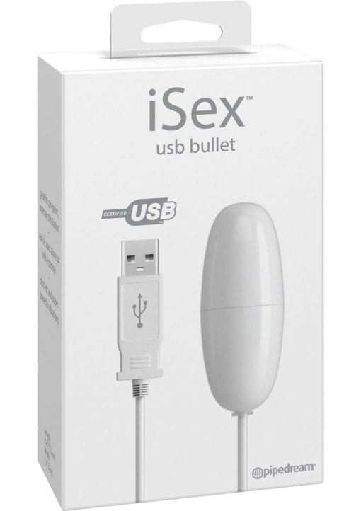 Isex USB Bullet White 2.25 Inch