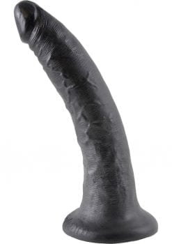 King Cock Realistic Dildo Black 7 Inch