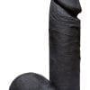 Vac U Lock Codeblack UR3 Realistic Cock With Balls Attachment Black 6 Inch