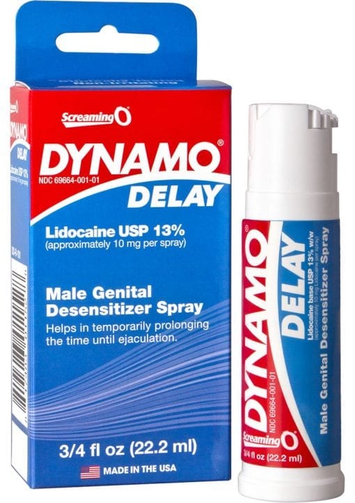 Dynamo Delay Spray 6 Packs Per POP Display