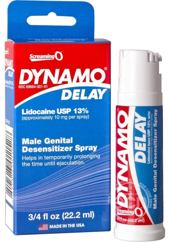 Dynamo Delay Spray Singles .75 Ounce