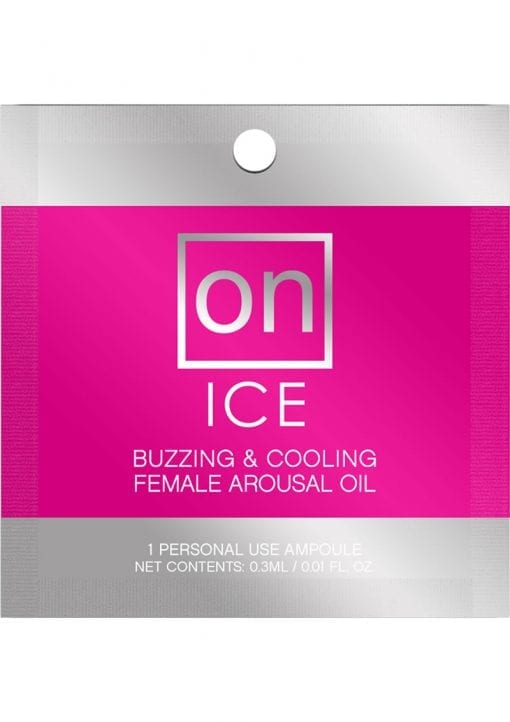Sensuva On Ice Buzzing and Cooling Female Arousal Oil .3ml 75 Per Bowl