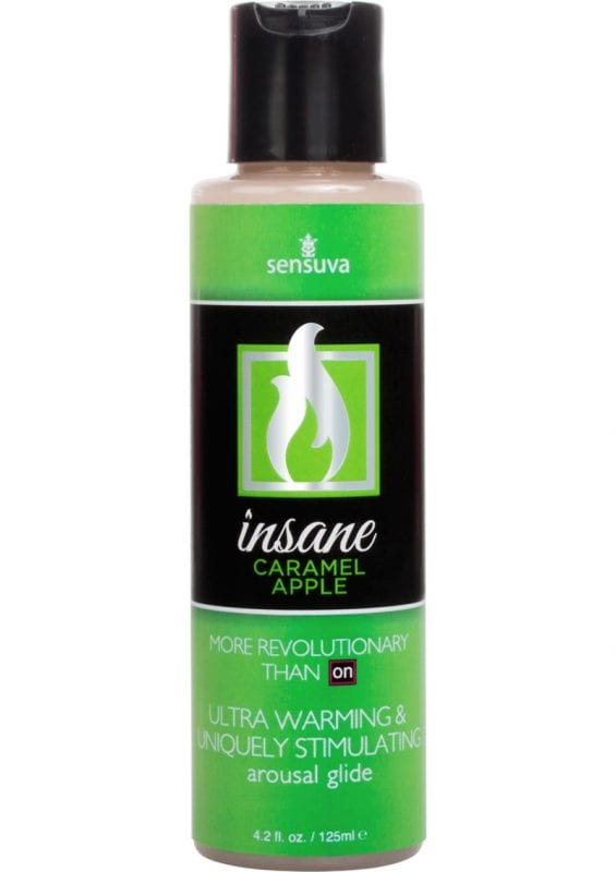 Sensuva Ultra Stimulating On Insane Personal Moisturizer Caramel Apple Flavored Lubricant 4oz