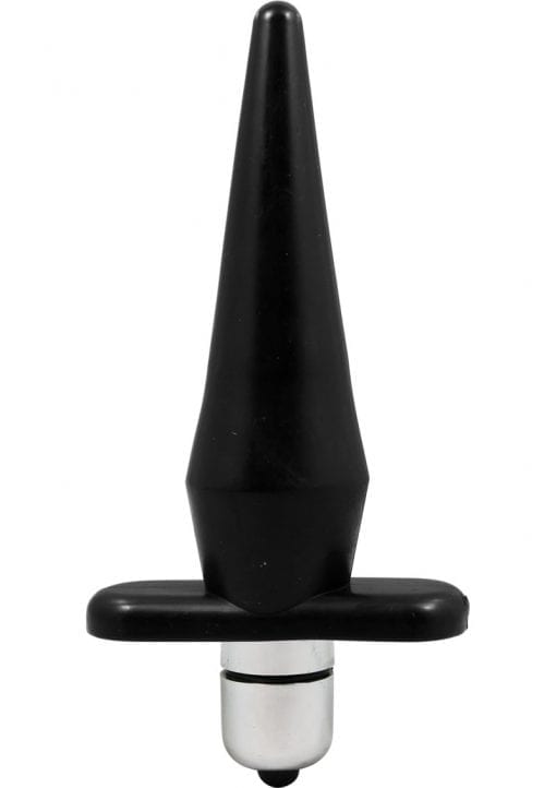 Wet Dreams Go Deep Silicone Anal Probe With Bullet Black