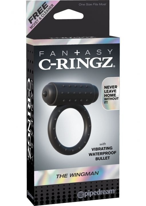 Fantasy C Ringz The Wingman Vibrating Cockring Waterproof Black