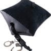 Fetish Fantasy Series Deluxe Position Master Inflatable Pillow With Cuffs Black