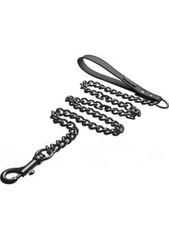 Tom Of Finland Leash Gun Metal 42 Inch