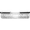 Tom Of Finland Head To Head Vibrating Sleeve Stroker Clear 10.5 Inch