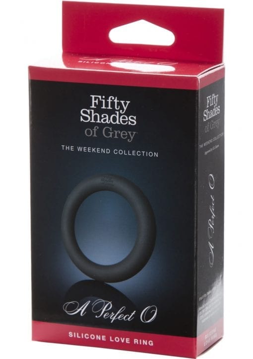 Fifty Shades Of Grey Silicone Cockring Black