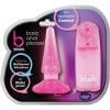 B Yours Basic Anal Pleasure Vibrating Anal Plug Waterproof 4.5 Inch Pink