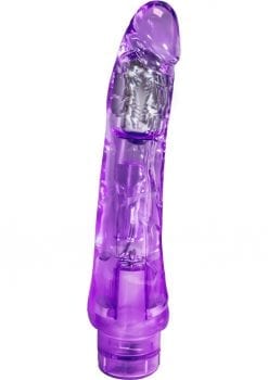 Naturally Yours Mambo Vibe Jelly Realistic Vibrator Waterproof Purple 9 Inch