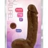 Au Naturel Jerome Realistic Dildo Waterproof Brown 8.75 Inch