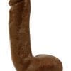 Au Naturel Jerome Realistic Dildo Waterproof Brown 8.75 Inch