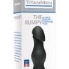 TitanMen The Rumpy Anal Plug Black 6.5 Inch