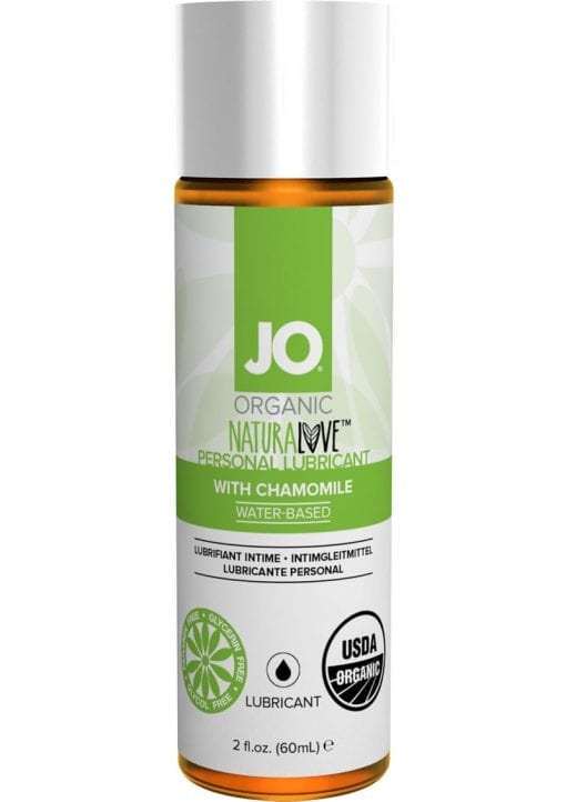Jo Organic Naturalove Personal Waterbased Lubricant With Chamomile 2 Ounce