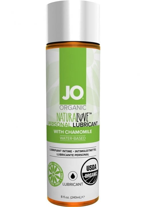 Jo Organic Naturalove Personal Waterbased Lubricant With Chamomile 8 Ounce